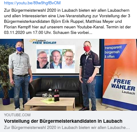 Vorstellung BM Kandidaten 03 11 20
